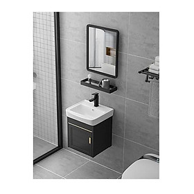 Mua BỘ COMBO TỦ + CHẬU LAVABO + KỆ GƯƠNG + GƯƠNG