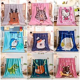 Mua Chăn lông cừu 2 lớp loại dày cho bé nhiều mẫu - (Size 1m4 x 1m siêu ấm)