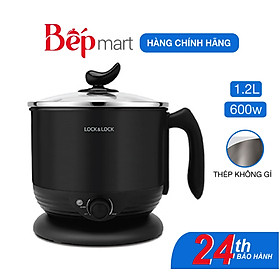 Mua Nồi điện đa năng Lock&Lock EJP316BLK dung tích 1.2L công suất 600W - lòng nồi inox 304 - bepmart - hàng chính hãng lock&lock