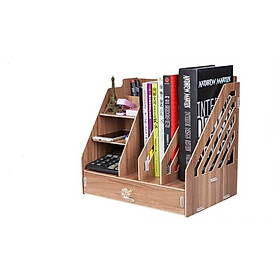 Mua Kệ Sách Gỗ Mini Để Bàn Làm Việc - Màu ngẫu nhiên