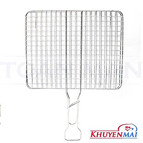 Mua Vỉ nướng kẹp inox hàng rẻ (mẫu vuông)