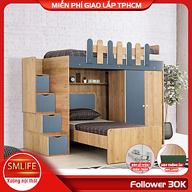 Mua Giường tầng gỗ hiện đại cho bé SMLIFE Sigore