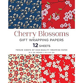 Hình ảnh sách Cherry Blossoms Gift Wrapping Papers