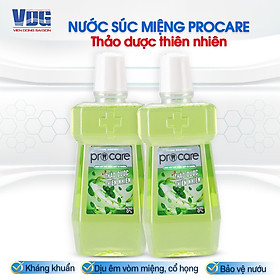 Nước súc miệng Procare thảo dược thiên nhiên (250ml)