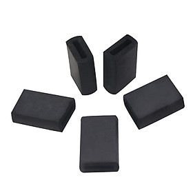 5 Pieces Saxophone Thumb Rest Cushion Woodwind Instrument Parts for Sax 30x2.1x10mm