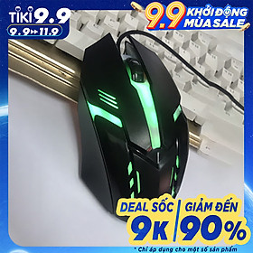 SaleBox - Thông tin mua sắm, khuyến mãi 72 Chuột máy tính chơi game có đèn LED cực đẹp, bền có độ nhạy cao