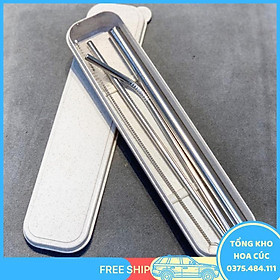 Mua Hộp 3 Ống Hút Inox Và Cọ Rửa - Vận Chuyển Miễn Phí Toàn Quốc