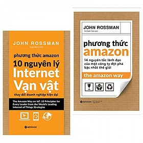 Hình ảnh sách Combo Phương Thức Amazon (10 Nguyên Lý Internet Vạn Vật thay đổi doanh nghiệp hiện đại) + Phương Thức Amazon (14 nguyên tắc lãnh đạo của công ty đột phá bậc nhất thế giới) - Tặng kèm bookmark