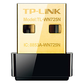 Bộ Chuyển Đổi USB Wifi Nano TP-Link TL-WN725N Chuẩn N 150Mbps - Hàng Chính Hãng