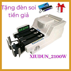 Mua (tặng đèn soi tiền giả)  máy đếm tiền XIUDUN_2100W  máy phát hiện tiền gi.ả tiền khác loại siêu chuẩn bảo hành 18 tháng