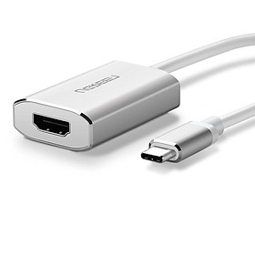 Mua Ugreen UG40865CM113TK 15CM màu Bạc Bộ chuyển đổi TYPE C sang HDMI vỏ bọc nhôm - HÀNG CHÍNH HÃNG