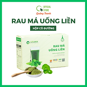 [CHÍNH HÃNG] Bột Rau Má Uống Liền Quảng Thanh có đường 10 gói - 15g mỗi gói - rau má tươi nguyên chất, tăng cường dinh dưỡng