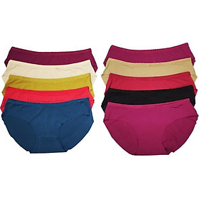 Combo 10 Quần Lót Nữ Su Đúc Thông Hơi Chất Đẹp ZDL003