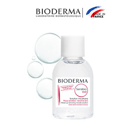 Dung dịch làm sạch và tẩy trang Micellar cho da thường và da nhạy cảm Bioderma Sensibio H2O - 20ml