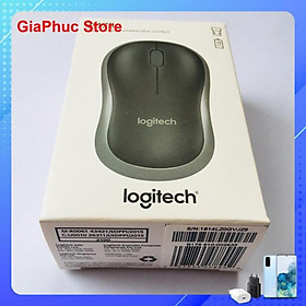 Chuột không dây Logitech B175 - đầu thu USB 2.4Ghz, pin 1 năm, nhỏ gọn, thiết kế thuận cả 2 tay, phù hợp PC/ Laptop - Hàng chính hãng