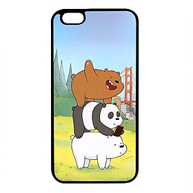 Ốp lưng dành cho Iphone 6 Plus Ba Chú Gấu Trời Xanh - Hàng Chính Hãng