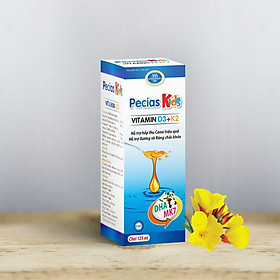 Vitamin D3 Pecias Kids bổ sung Canxi và Vitamin D3