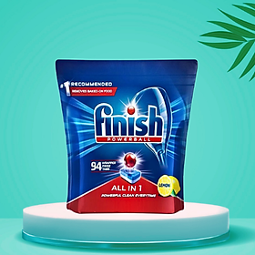 Viên rửa bát Finish All in one 120 viên 6 chức năng - 90 viên Finish All in 1