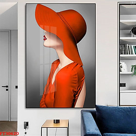 Mua Tranh In Vải Canvas Khung Composite Cao Cấp - Tranh Đơn Cô Gái Hiện Đại Xinh Đẹp Giá Rẻ