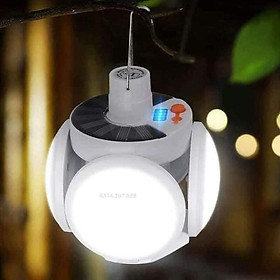 Bóng Đèn Led Tích Điện 5 Cánh Đèn Năng Lượng Mặt Trời Có Thể Đóng Mở