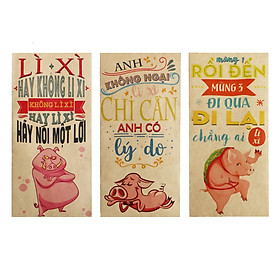 Bao Lì Xì Kraft Nhật Bản Hot trend 12 - Mẫu ngẫu nhiên