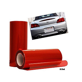Decal dán trang trí pha đèn Xe máy Ngọc Trai / Tấm phim Dán pha đèn Xe Máy , Oto đủ màu! - Đỏ