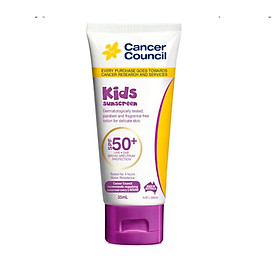 Kem chông nắng trẻ em Cancer Council Kids SPF 50+ PA ++++ 35ml