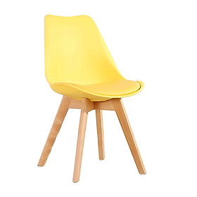 Ghế Eames Mặt Nệm Chân Gỗ Ibie