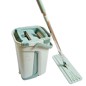 Mua BỘ LAU NHÀ 360 ĐỘ VUÔNG CAO CẤP  HAI NGĂN GIẶT VÀ VẮT ĐỘC LẬP  LAU CỰC KHÔ SIÊU SẠCH