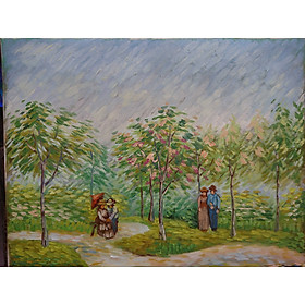 Mua Nắng Sớm (Van Gogh) - Tranh Sơn Dầu Vẽ Tay 30x40cm
