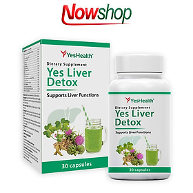 Viên uống giải độc mát gan Yeshealth Yes Liver Detox hỗ trợ cải thiện và phục hồi chức năng gan giảm triệu chứng xơ gan