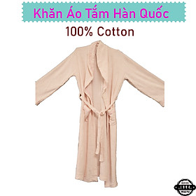 Áo choàng tắm Hàn Quốc 100% Cotton
