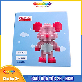 Bộ xếp hình 3D, mô hình lắp ghép, đồ chơi xếp hính, quà tặng trang trí hình ngộ nghĩnh đang yêu T220302