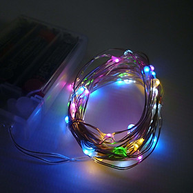 Hình ảnh Dây đèn Fairy Light đom đóm chipsbling 10 mét dùng pin AA