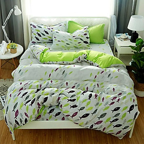 Bộ chăn ga gối Cotton cao cấp 1m6x2m DQK173
