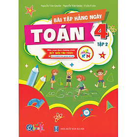 Sách - Bài tập hằng ngày Toán 4 tập 2 (Kết nối tri thức)