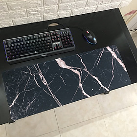 Miếng Lót Chuột, Bàn Di Chuột, mouse pad cỡ lớn Vân Đá (80x30x0.3)