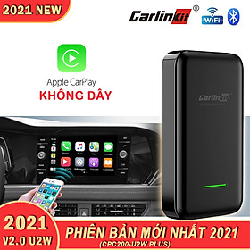 Carlinkit 2.0 CPC200-U2W Plus (MỚI NHẤT)-Bộ Adapter chuyển đổi Apple Carplay có dây sang Apple Carplay không dây cho xe hơi màn nguyên bản