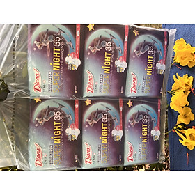 Chính Hãng | Combo 6 Gói Băng Vệ Sinh Diana Sensi Cool Fresh Night 35cm - Diana Sensi Cool Fresh Ban Đêm 35cm (Mỗi gói 3 miếng)- HSD luôn mới