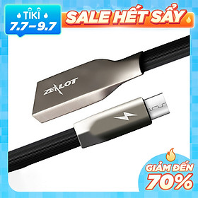 Dây Cáp Sạc Dành Cho Điện Thoại Samsung Oppo Xiaomi Chuẩn Đầu Micro USB Zealot - hàng chính hãng