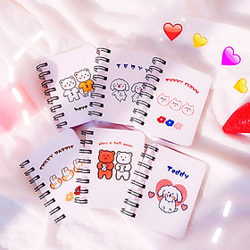 Sổ tay tiện lợi nhỏ gọn với nhiều họa tiết đơn giản mà đáng yêu phù hợp cho mọi lứa tuổi  – H031