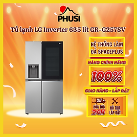 Tủ lạnh LG Inverter 635 lít Side By Side InstaView GR-G257SV - Hàng chính hãng - Chỉ giao HCM