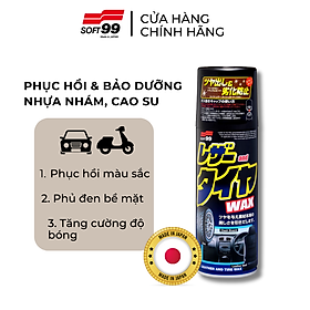 Dung Dịch Bảo Dưỡng Leather & Tire Wax Soft99 VC-ADR-01 (300ml)