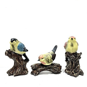 Decor Trang Trí Để Bàn Ba chú chim DDB208