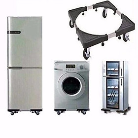Chân kê tủ lạnh, máy giặt, máy rửa bát đa năng có bánh xe di động - Giá kệ đỡ tủ lạnh chống rung ồn, chắc chắn tiện lợi, dễ dàng di chuyển để vệ sinh nhà cửa