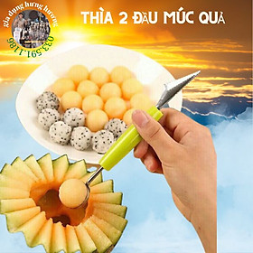 Mua Cây múc hai đầu khoét tạo kiểu hình múc hoa quả - múc kem