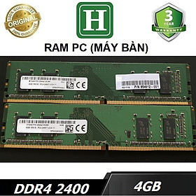Ram PC 4GB DDR4 bus 2400, ram dùng cho máy bàn, desktop