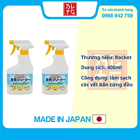 Combo 2 Chai Xịt Baking Soda 400ml Rocket Đa Công Dụng