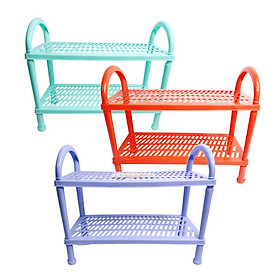 Kệ để giày dép mini 2 tầng 42 x 20 x 39 cm Chấn Thuận Thành đa năng, nhỏ gọn, có thể tháo rời, hàng Việt Nam chất lượng cao (KDN2T20) nhiều màu