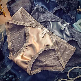 Combo 5 Quần Lót Nữ Phi Lụa Phối Ren 838 – Mềm Mịn, Quyến Rũ, Co Giãn 4 Chiều